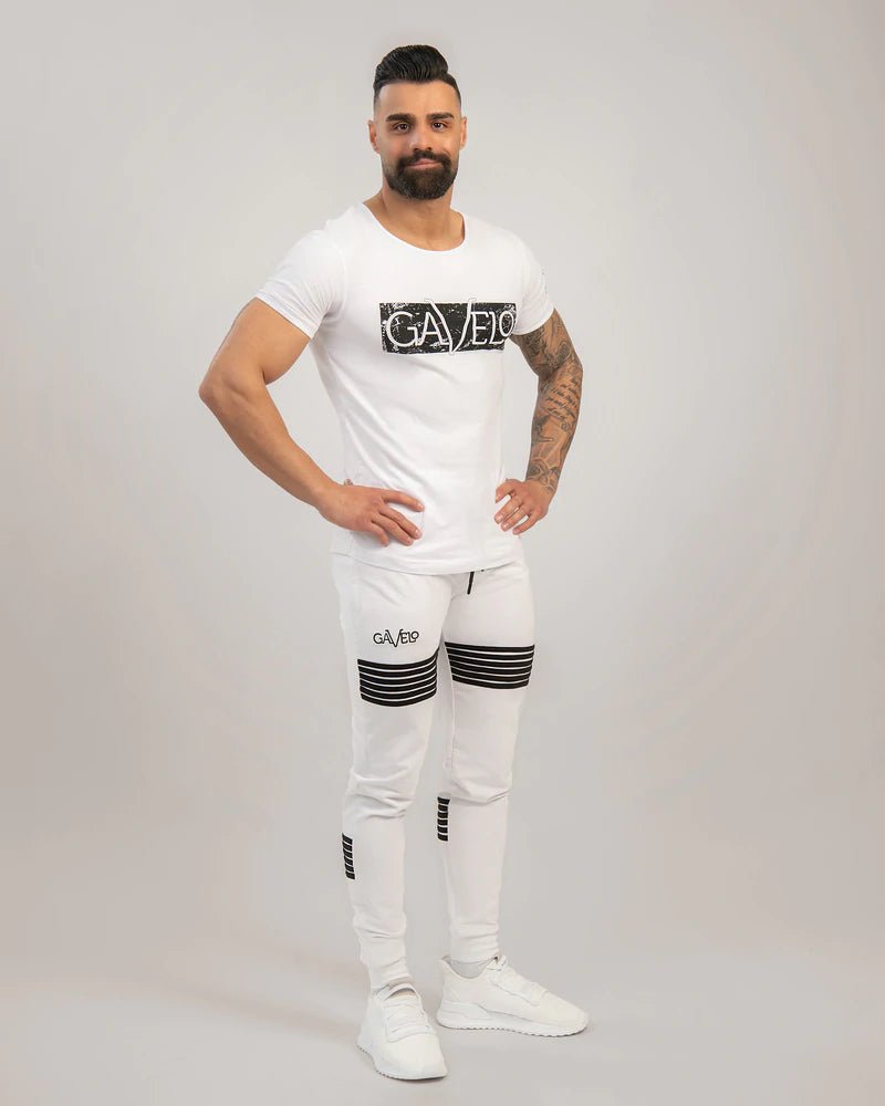 Gavelo Sports Tee White - Urban Gym Wear