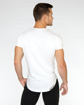 Gavelo Sports Tee - White - Urban Gym Wear