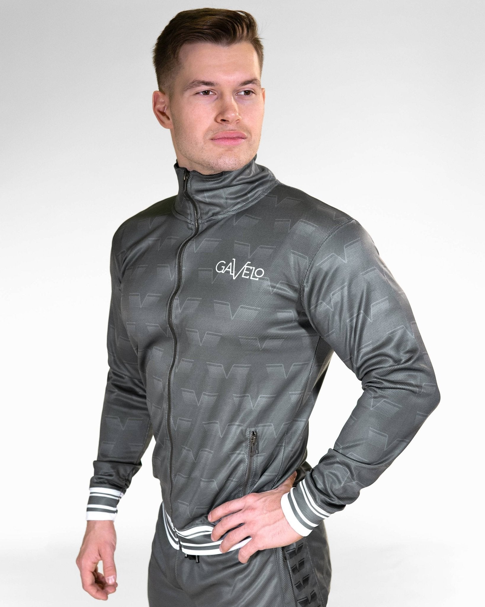 Gavelo Track Jacket - Carbon - Urban Gym Wear