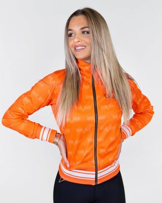 Gavelo Track Jacket - Orange - Urban Gym Wear