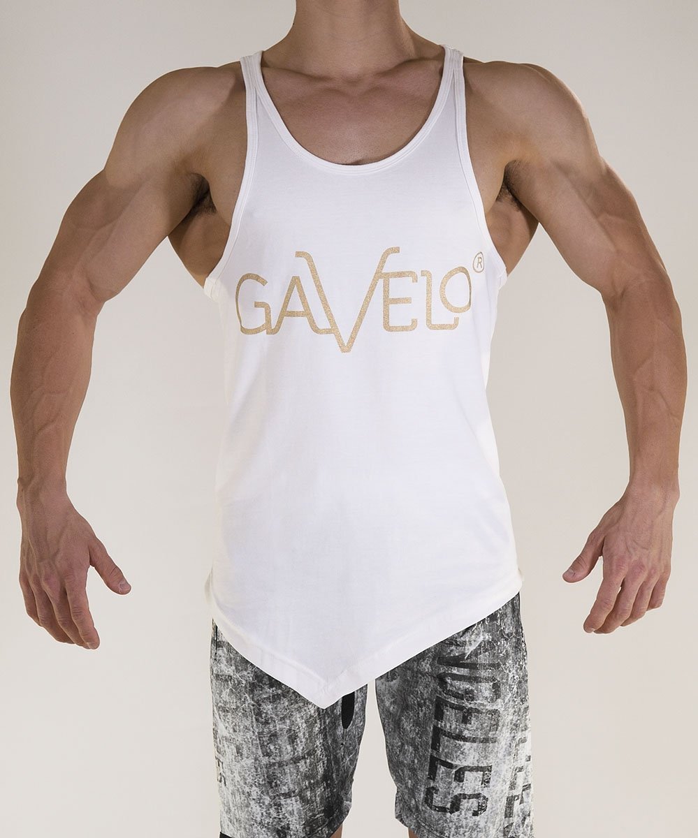 Gavelo Victory Tank Top - White - Urban Gym Wear