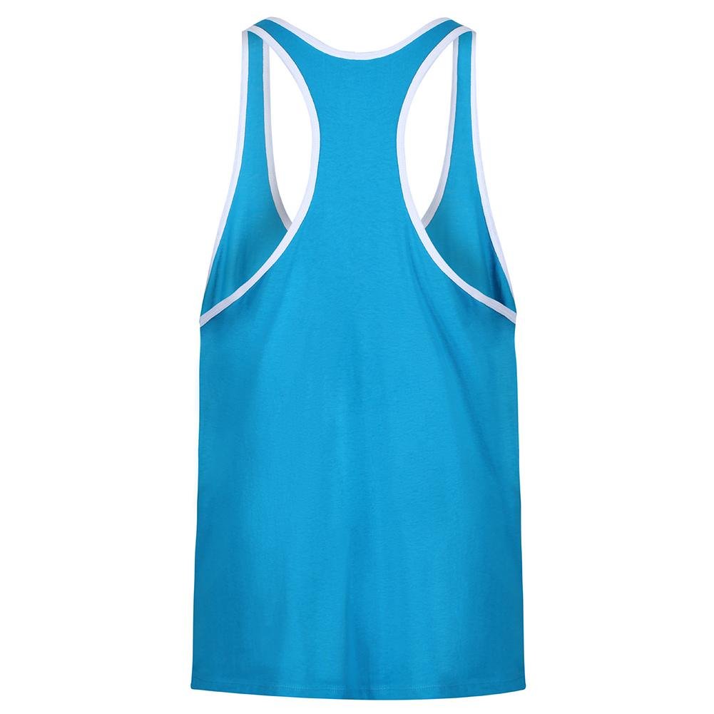 Gold's Gym Muscle Joe Contrast Stringer - Turquoise/Orange - Urban Gym Wear