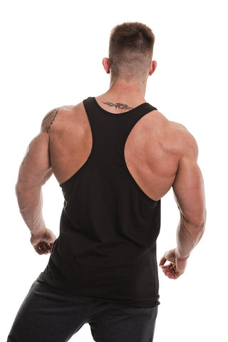 Golds Gym Muscle Joe Premium Stringer - Black - Urban Gym Wear