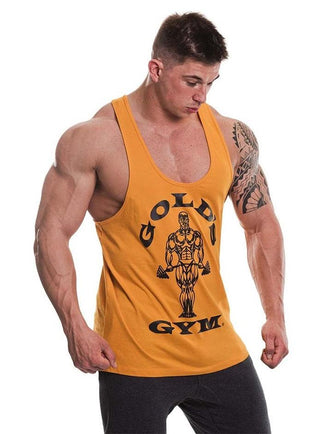 Golds Gym Muscle Joe Premium Stringer - Gold - Urban Gym Wear