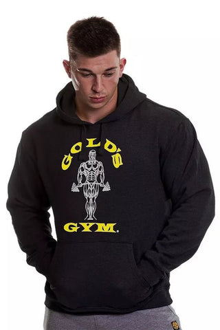 Golds Gym Muscle Joe Pullover Hoodie - Black - Urban Gym Wear