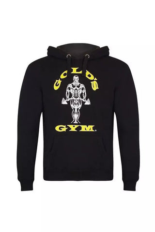 Golds Gym Muscle Joe Pullover Hoodie - Black - Urban Gym Wear