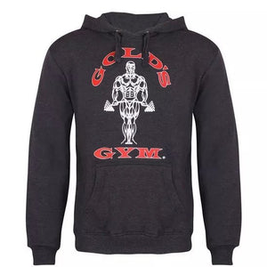 Golds Gym Muscle Joe Pullover Hoodie - Charcoal - Urban Gym Wear