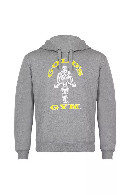 Golds Gym Muscle Joe Pullover Hoodie - Grey Marl - Urban Gym Wear Golds Gym Muscle Joe Pullover Hoodie - Grey Marl - Urban Gym Wear
