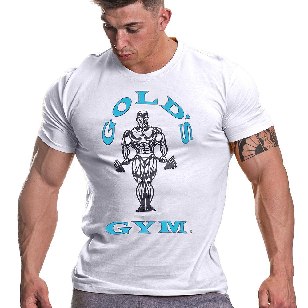 Gold's Gym Muscle Joe T-Shirt - White/Blue – Urban Gym Wear