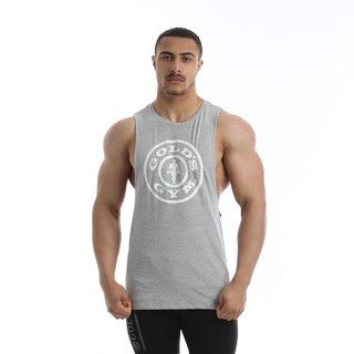 Gold's Gym Performance Stretch Vest - Grey - Urban Gym Wear