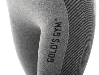 Golds Gym Seamless Leggings - Grey - Urban Gym Wear