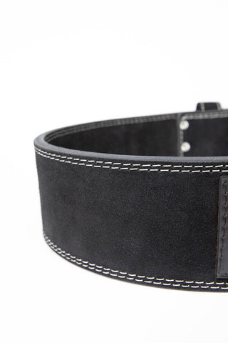 Gorilla Wear 4 Inch Leather Lifting Belt - Black - Urban Gym Wear