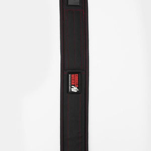 Gorilla Wear 4 Inch Nylon Lifting Belt - Black/Red - Urban Gym Wear