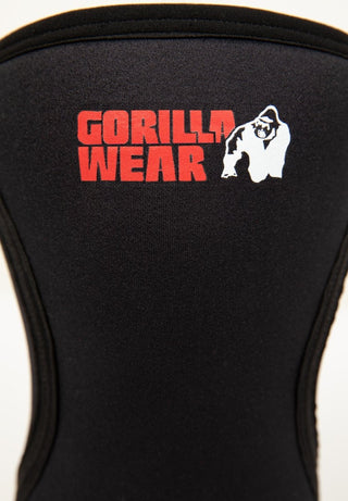 Gorilla Wear 5mm Knee Sleeves - Black - Urban Gym Wear