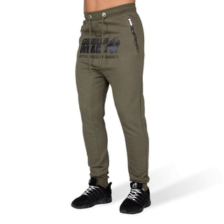 Gorilla Wear Alabama Drop Crotch Joggers - Army Green - Urban Gym Wear