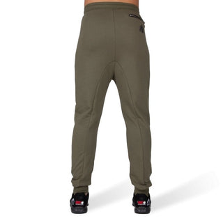Gorilla Wear Alabama Drop Crotch Joggers - Army Green - Urban Gym Wear