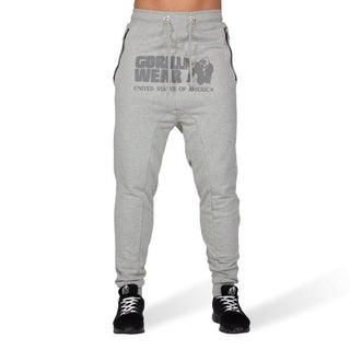 Gorilla Wear Alabama Drop Crotch Joggers - Grey - Urban Gym Wear