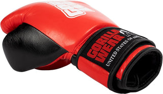 Gorilla Wear Ashton Pro Boxing Gloves - Red-Black - Urban Gym Wear