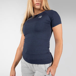Gorilla Wear Aspen T-Shirt - Navy Blue - Urban Gym Wear