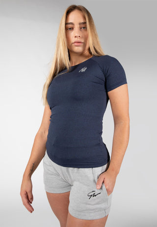 Gorilla Wear Aspen T-Shirt - Navy Blue - Urban Gym Wear