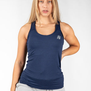 Gorilla Wear Aspen Tank Top - Navy Blue - Urban Gym Wear