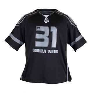 Gorilla Wear Athlete T-Shirt Dennis James - Black-Grey - Urban Gym Wear