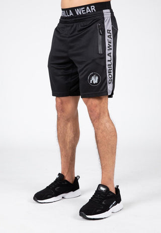 Gorilla Wear Atlanta Shorts - Black/Grey - Urban Gym Wear