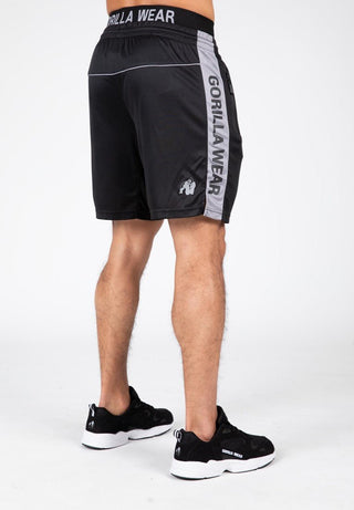 Gorilla Wear Atlanta Shorts - Black/Grey - Urban Gym Wear