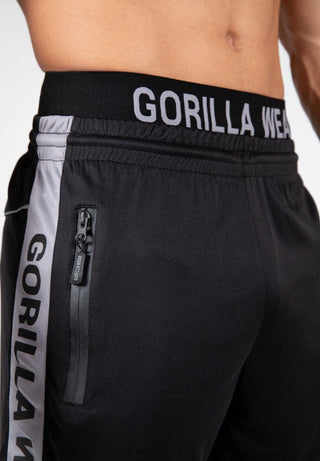 Gorilla Wear Atlanta Shorts - Black/Grey - Urban Gym Wear