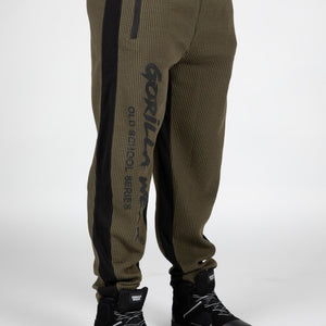 Gorilla Wear Augustine Old School Pants - Army Green – Urban Gym Wear
