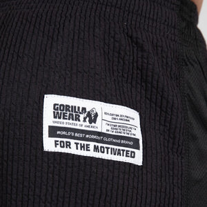 Gorilla Wear Augustine Old School Shorts - Black - Urban Gym Wear