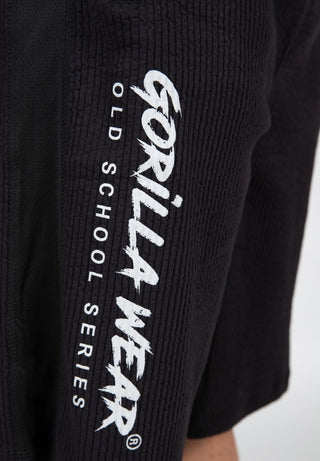 Gorilla Wear Augustine Old School Shorts - Black - Urban Gym Wear