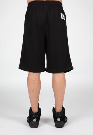 Gorilla Wear Augustine Old School Shorts - Black - Urban Gym Wear