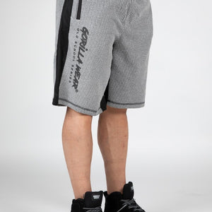 Gorilla Wear Augustine Old School Shorts - Grey - Urban Gym Wear