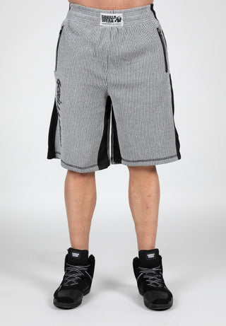 Gorilla Wear Augustine Old School Shorts - Grey - Urban Gym Wear