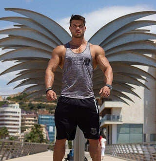 Gorilla Wear Austin Tank Top - Grey-Black - Urban Gym Wear