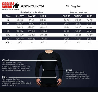 Gorilla Wear Austin Tank Top - Grey-Black - Urban Gym Wear