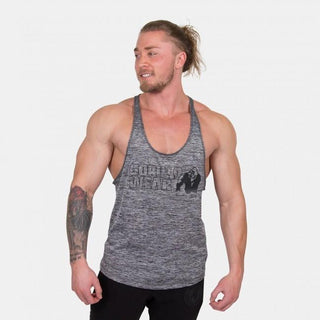 Gorilla Wear Austin Tank Top - Grey-Black - Urban Gym Wear