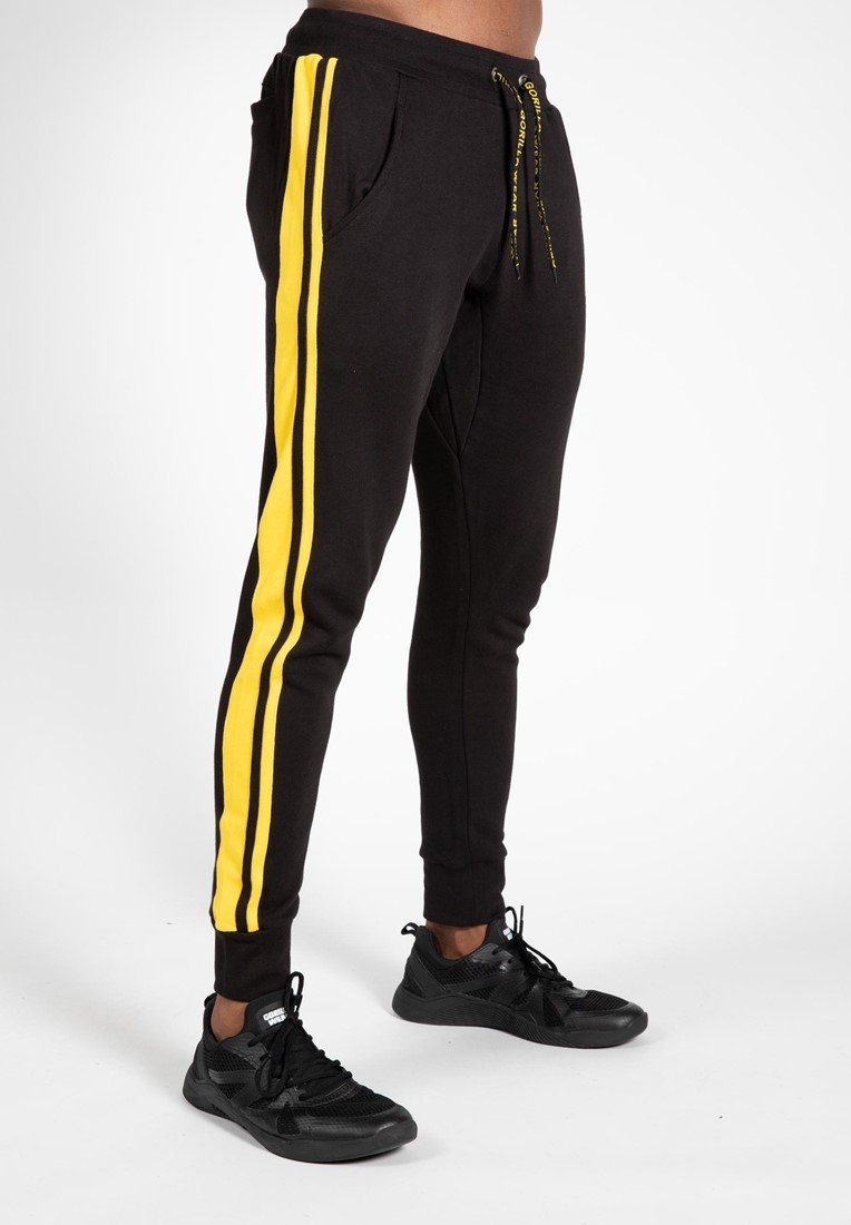 Black deals yellow pants