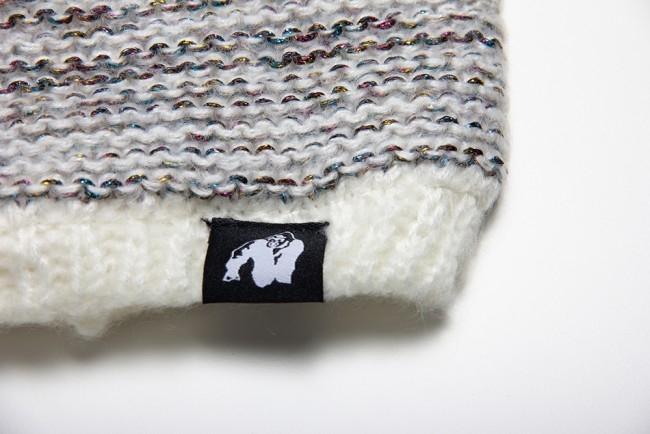 Gorilla Wear Bellevue Beanie - White-Grey - Urban Gym Wear