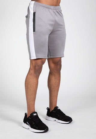 Gorilla Wear Benton Track Shorts - Grey - Urban Gym Wear