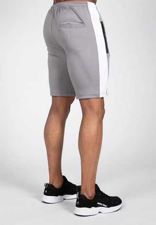 Gorilla Wear Benton Track Shorts - Grey - Urban Gym Wear