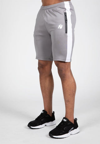 Gorilla Wear Benton Track Shorts - Grey - Urban Gym Wear