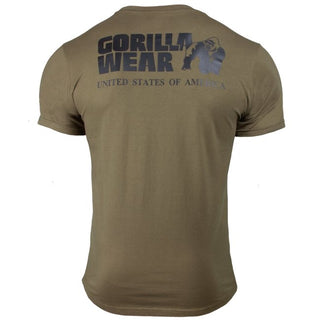 Gorilla Wear Bodega T-Shirt - Army Green - Urban Gym Wear