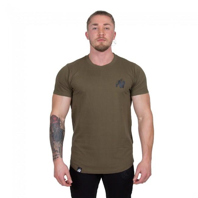Gorilla Wear Bodega T-Shirt - Army Green - Urban Gym Wear