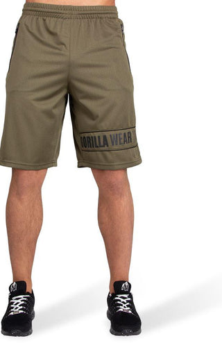 Gorilla Wear Branson Shorts - Army Green/Black - Urban Gym Wear