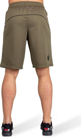 Gorilla Wear Branson Shorts - Army Green/Black - Urban Gym Wear