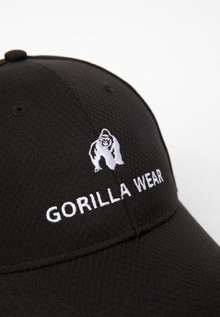 Gorilla Wear Bristol Fitted Cap - Black - Urban Gym Wear