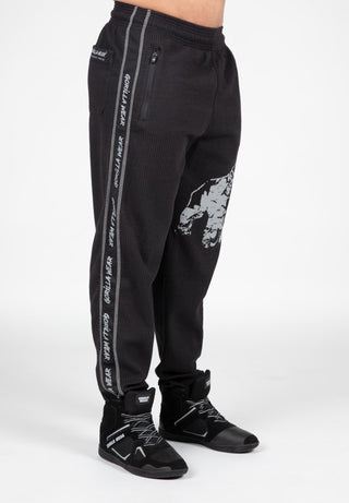 Gorilla Wear Buffalo Old School Workout Pants - Black/Grey - Urban Gym Wear