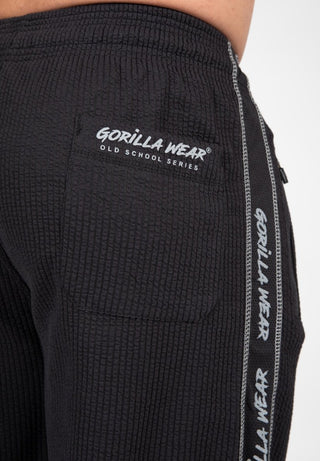 Gorilla Wear Buffalo Old School Workout Pants - Black/Grey - Urban Gym Wear